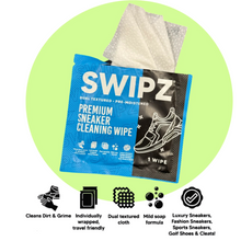 Load image into Gallery viewer, SWIPZ Sneaker Cleaning Wipes 2x12=24 Wipe Bundle